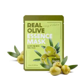 Farm Stay Тканевая маска с экстратком оливы, 23мл. FarmStay Real Olive Essence Mask
