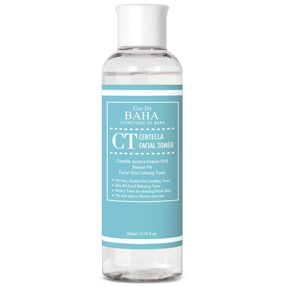 COS DE BAHA Восстанавливающий тоник с 92% центеллы Cos De Baha CT Centella Facial Toner 200 мл