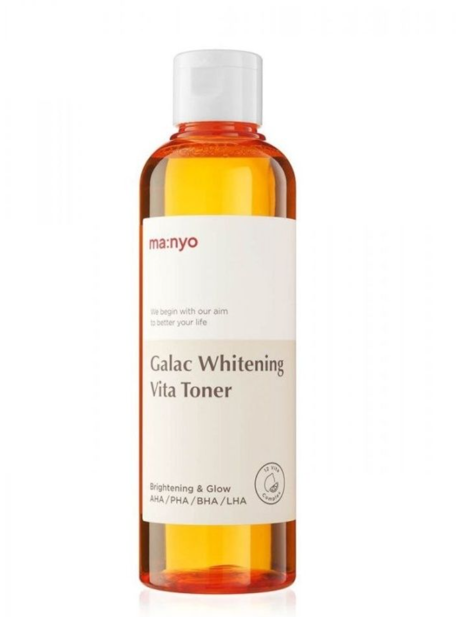 Manyo Мультивитаминный тонер для уставшей, тусклой кожи. Galac Whitening Vita Toner 210 мл — фото 3