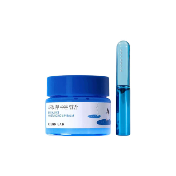 ROUND LAB/ БАЛЬЗАМ ДЛЯ ГУБ BIRCH JUICE MOISTURIZING LIP BALM+BRUSH SET 20 гр.