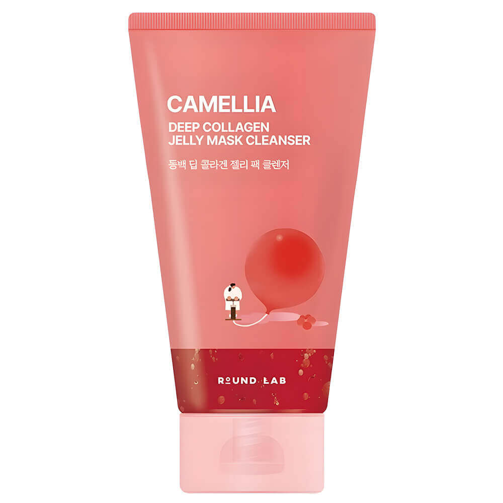 ROUND LAB Гель-маска для очищения кожи c камелией Round Lab Camellia Deep Collagen Jelly Mask Cleanser 150 — фото 2