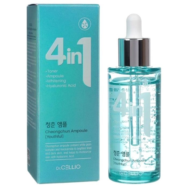 CELLIO Сыворотка для лица с гиалуроновой кислотой 50 мл. (HYALURONIC ACID CHEONGCHUN)