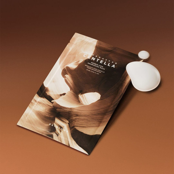 SKIN1004 Питательная тканевая маска с пробиотиками SKIN1004 Madagascar Centella Probio-Cica Nourishing Mask 23 мл.*5 шт