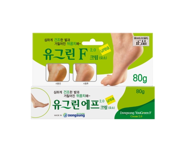 Dongsung YouGreen F Cream 2.0 — специализированный корейский крем для ног 80 гр