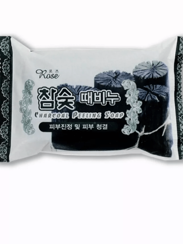 ROSE Мыло-пилинг с древесным углем Charcoal Peeling Soap 150 гр