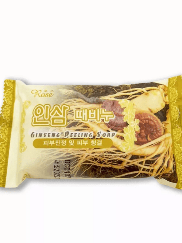 ROSE Мыло-пилинг с женьшенем Ginseng Peeling Soap 150 гр
