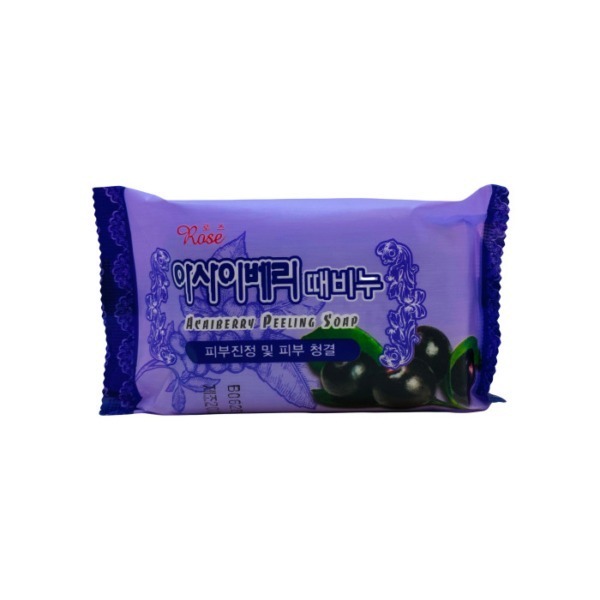 ROSE Мыло-пилинг с ягодами асаи Acaiberry Peeling Soap 150 гр
